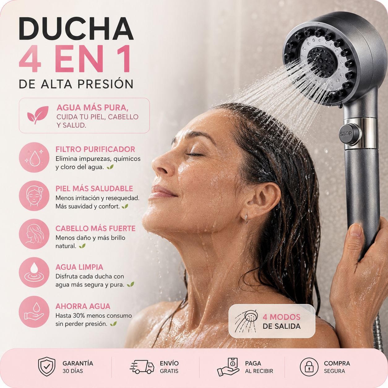 Deja de dañar tu piel y cabello cada vez que te duchas