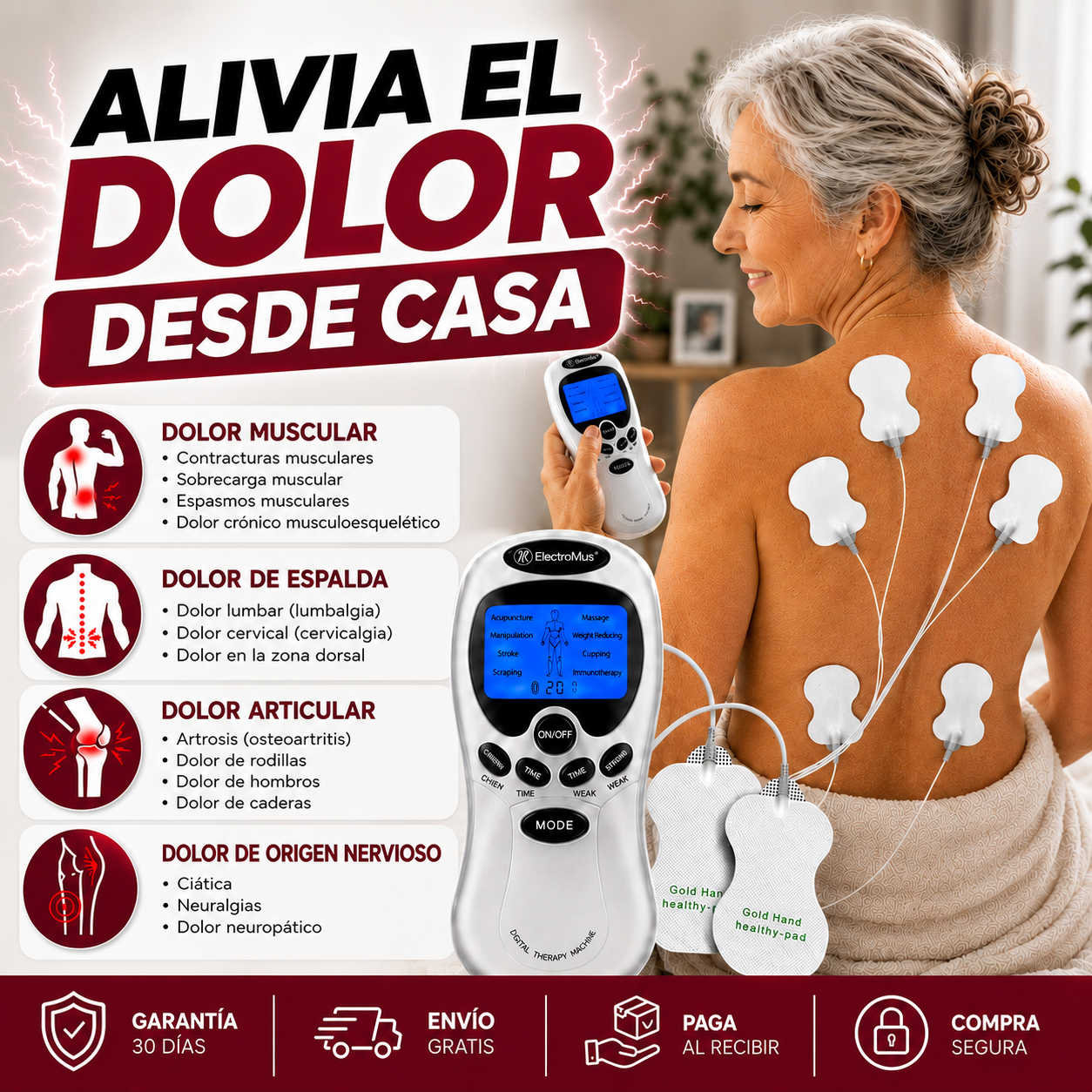 ¡Si el dolor ya no te deja disfrutar de tu vida, este puede ser el apoyo que estabas buscando!